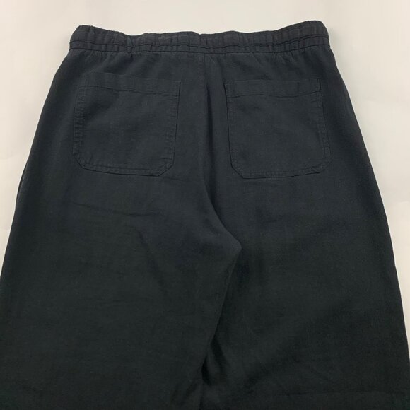 Old Navy Black Linen Blend Wide Leg Lounge Pant S - Picture 7 of 9